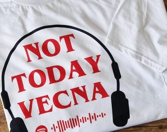 Not Today Vecna Tshirt Available In Mens Ladys And kids