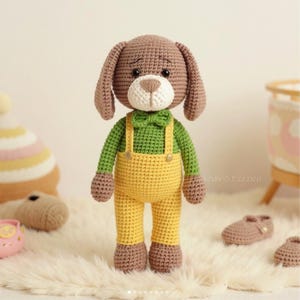 Dog Amigurumi Crochet Pattern: Puppy Tutorial (PDF Download)