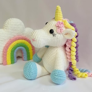 Unicorn & Pegasus Crochet Pattern: Amigurumi PDF (US Terms)