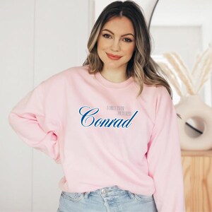 Conrad Fisher Embroidered Sweatshirt: The Summer I turned Pretty Romance Bookish Gift, Team Conie Baby
