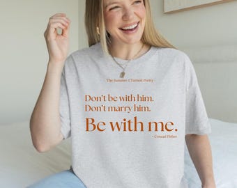 Der Sommer ich verwandelte hübsches T-Shirt: Team Conrad, Buchliebhaber Komfort Farben Tee