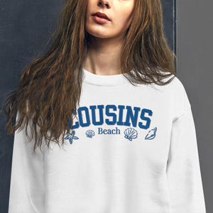 Cousins Beach sweatshirt, embroidered sweatshirt, the summer I turned pretty, TSITP, team Conrad and belly