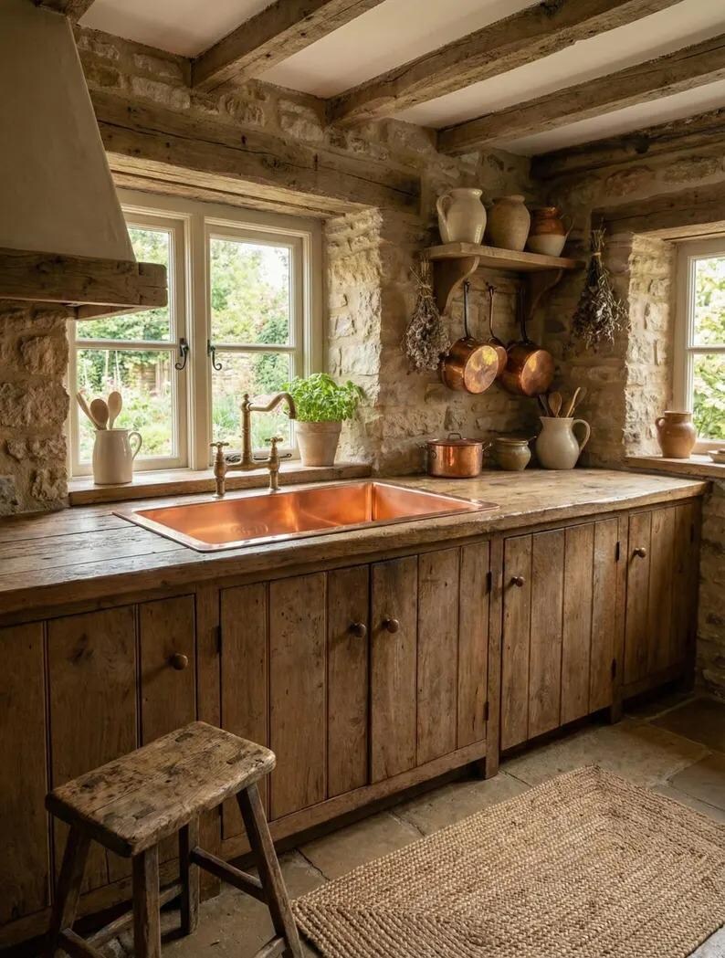 Handmade Hammered Copper Kitchen Sink - Luxury Kitchen Remodel - Custom ...