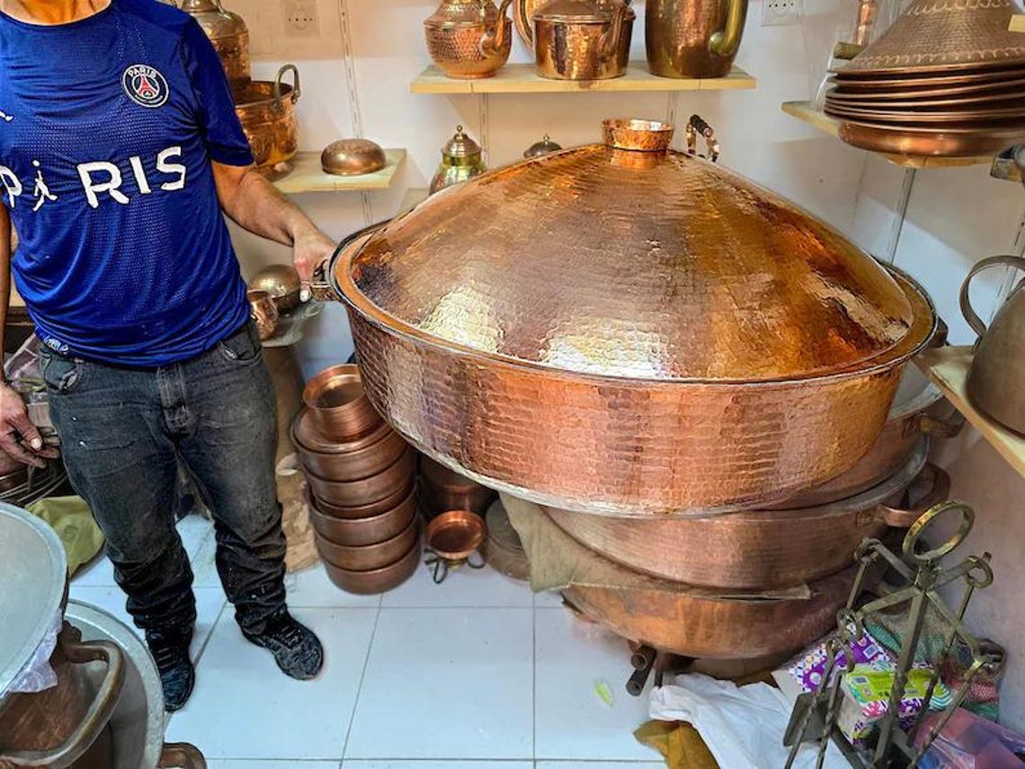 Handmade Copper Moroccan Cooking Pot / Traditional Chef Cookware - Etsy