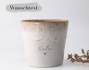 Personalisierte Tasse | Wunschtext | Kaffeetasse | Geschenk für Sie & Ihn | handgefertigt in Portugal | Geschenk personalisiert Namensgravur