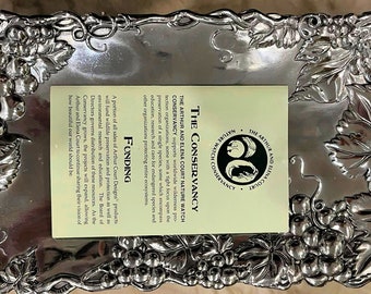 Arthur Court Grapes Leaves Bread Tray 12&quot; Brand New in Box