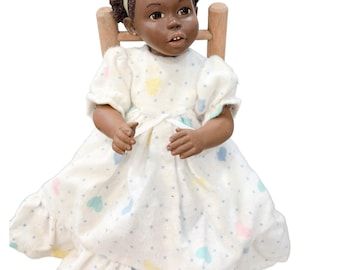 Miss Martha Holcombe "Anika III" All Gods Children Doll Figurine Rocking Chair
