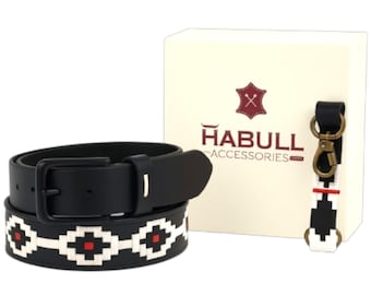 Polo Leather Belt – Handmade Woven Full Grain, Unisex Design