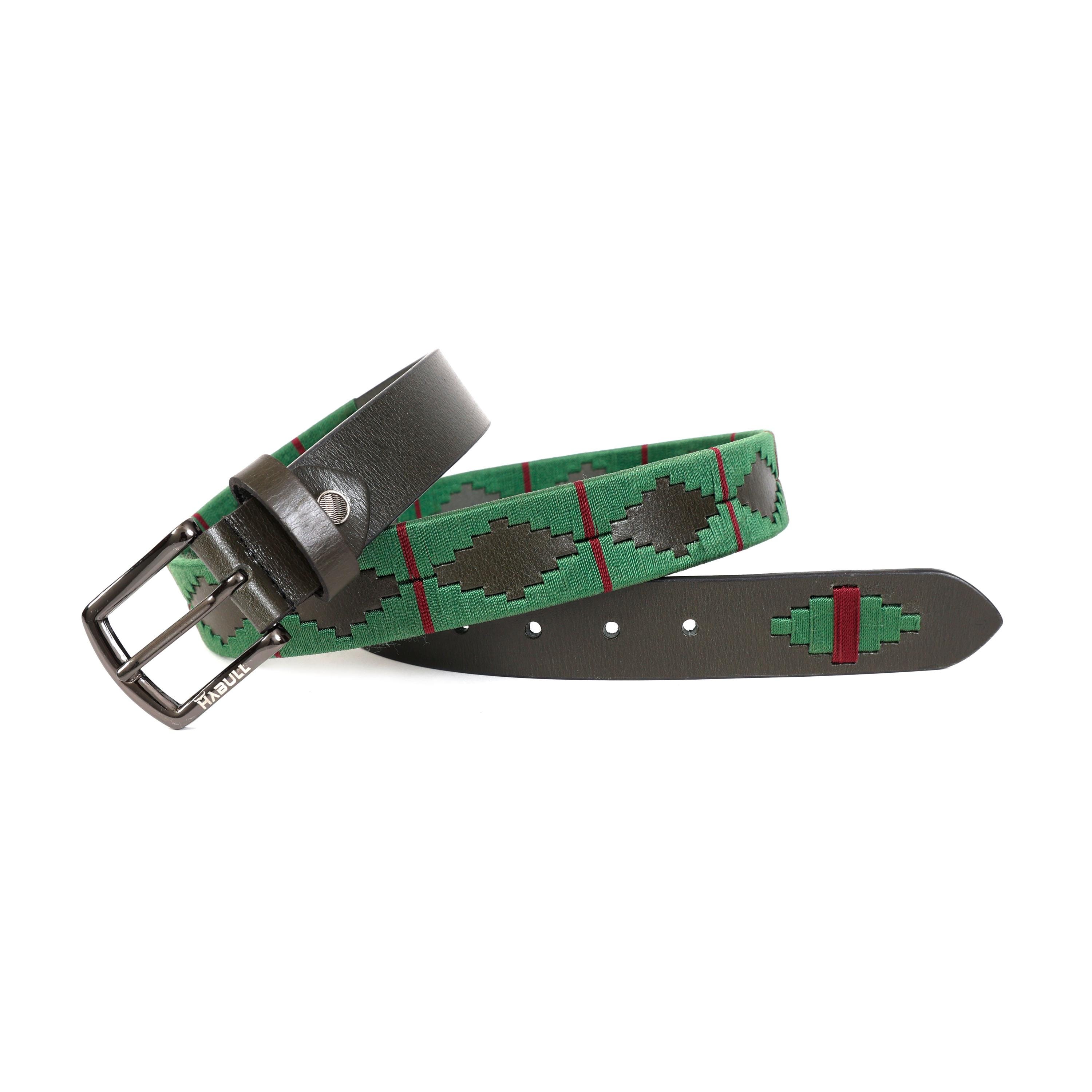 Green Argentinian Polo Belt - Etsy