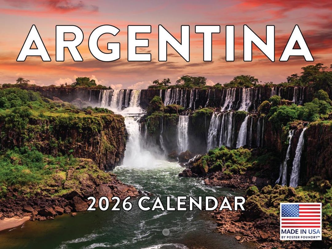 Argentina Calendar 2026 Monthly Wall Calender 12 Month | American Made ...