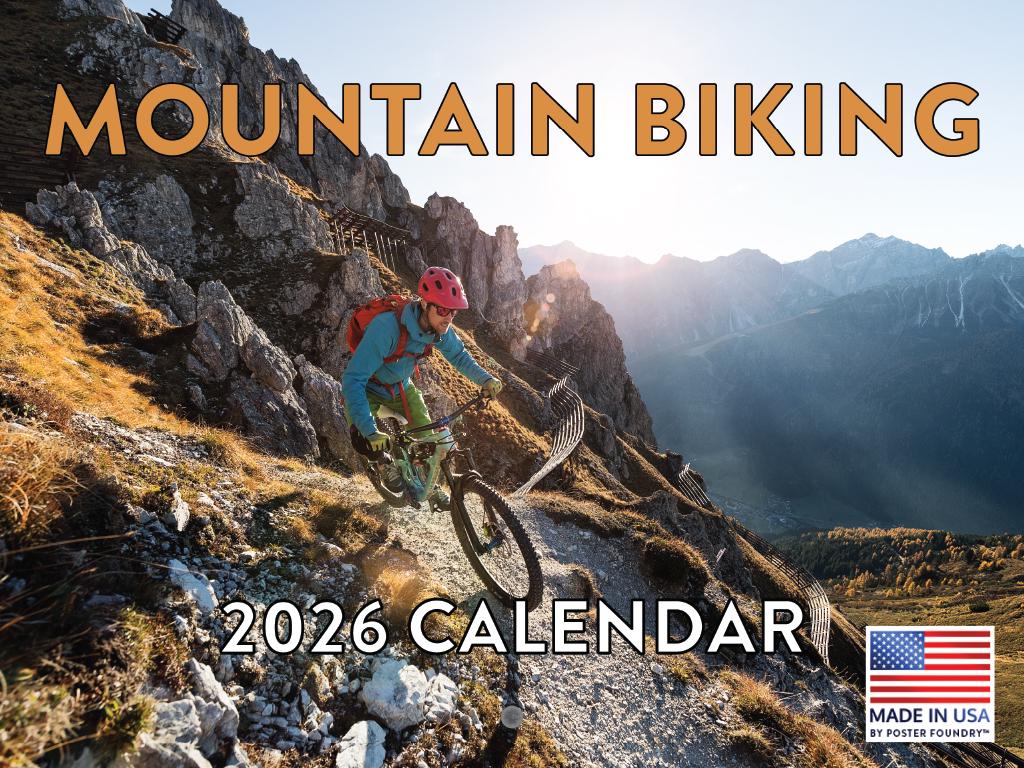 Mountain Bike Calendar 2026 | Cycling Wall Calendar, Made in USA - Etsy