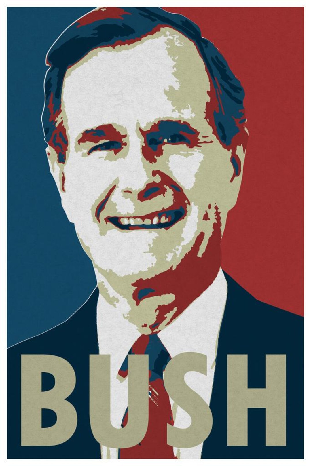 President George H.W. Bush Art Print Poster (16x24) - Etsy