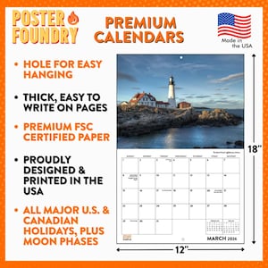 Demotivational Calendar 2026 Demotivation Monthly Wall Calender 12 Month | American Made In The USA immagine 4
