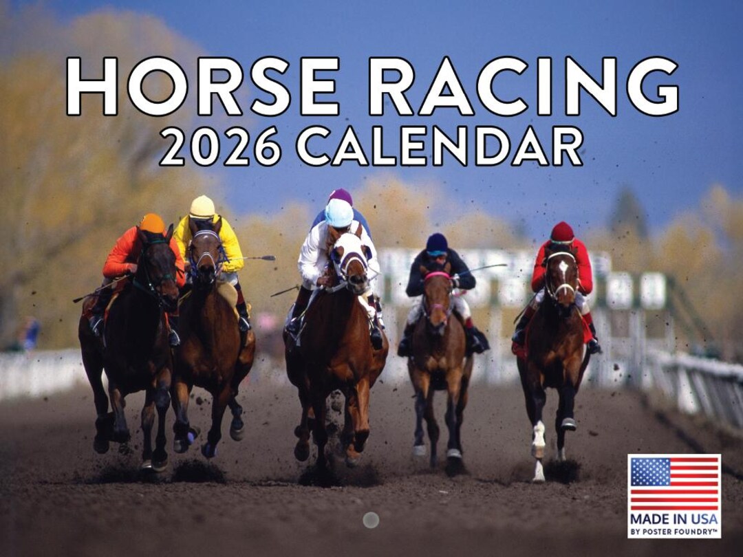 2026-horse-racing-calendar-american-made-wall-art-etsy