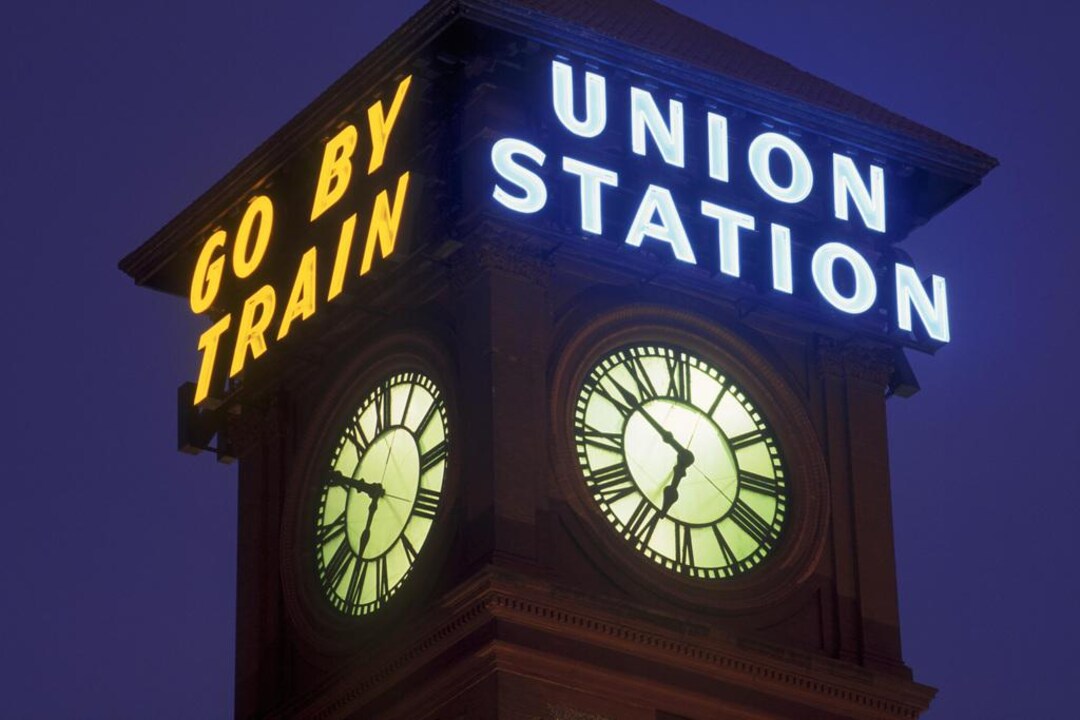 Clock Tower at Union Station Portland Oregon Photo Photograph Cool Wall ...