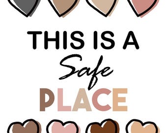 This Safe Place Classroom Cool Wall Art Print Poster 12x18