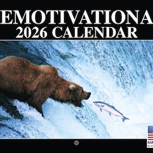 Demotivational Calendar 2026 Demotivation Monthly Wall Calender 12 Month | American Made In The USA immagine 1