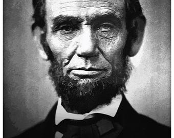 Laminated Lincoln Dont Believe Everything Read Internet Poster Dry Erase 16x24