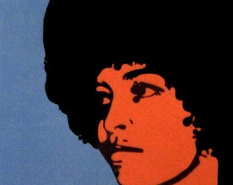 Free Angela Davis Libertad Para Retro Vintage Political Cool Wall Art Print Poster