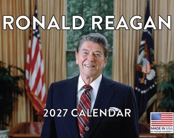 Ronald Reagan Calendar 2027 Monthly Wall Calender 12 Month