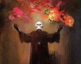 Póster de Frank Frazetta: El Rey Calavera, ciencia ficción y terror