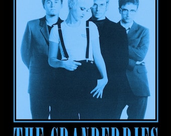 Cranberries Band NNTA Blue Cool Wall Art Print Poster 12x18