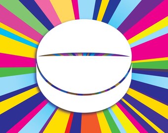 Psychedelic Tablet Art Print Poster, Trippy Wall Decor (16x24)