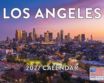 Los Angeles Calendar 2027 LA California Monthly Wall Calender 12 Month