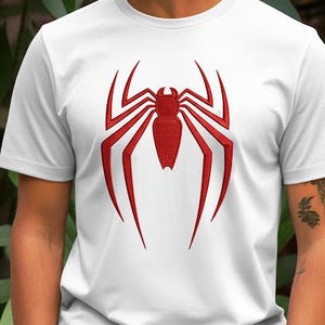 Spider-Man Embroidery Design | Superhero Logo Embroidery |  Machine Embroidery File | Avengers Logo Digital Download | JEF, PES, DST Formats