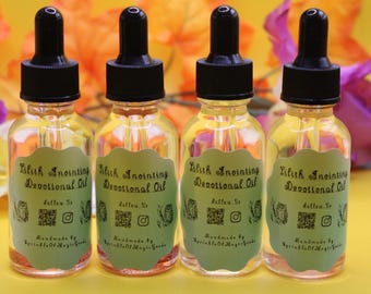 Lilith Devotional Anointing Oil: Ritual Candle Oil (1oz)