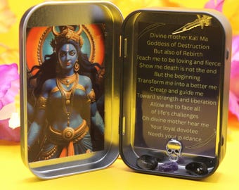 Kali Ma Mini Altar | Travel Altar | Goddess | Hindu | Kali Maa