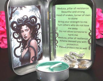 Medusa Mini Altar | Travel Altar | Gorgon | Greek |