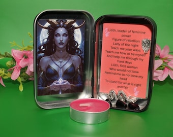 Lilith Mini Altar | Travel Altar | Goddess |