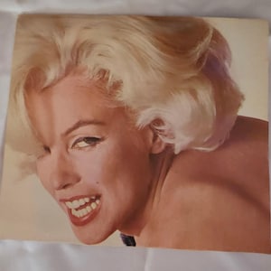 Vintage Marilyn Monroe Tear Sheet – “Wink & Whimsy” Close-Up Portrait – 1950s Original