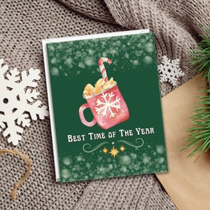 Set of 10 Festive Christmas Cards | Handcrafted Holiday Greetings | Seasonal Card Bundle | Merry Xmas Joy | Blank Inside