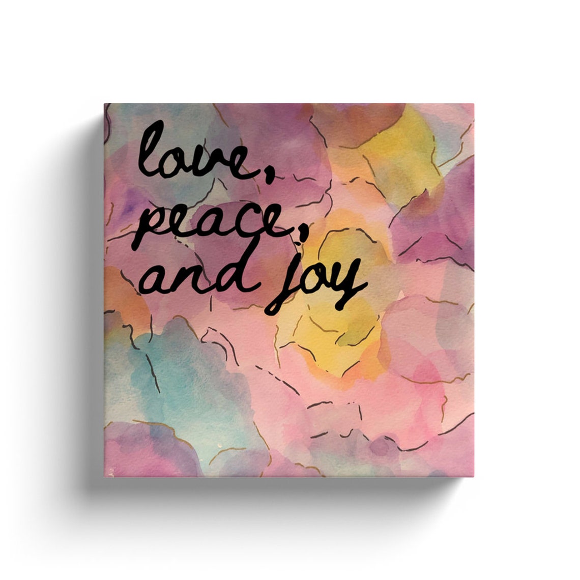 Canvas Print Wall Art Ready To Hang Watercolor Gift For Her Etsy