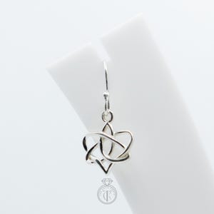 Celtic Love Knot Earrings | 925 Sterling Silver – Handmade Symbol of Eternal Love – Thoughtful Gift for Her, Anniversary or Wedding