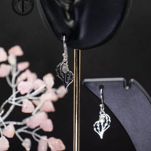 Elegant Sterling Silver Scottish Thistle Earrings | Timeless Celtic Jewelry from Scotland | Perfect Gift for Her