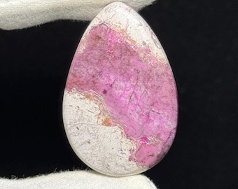 Pink Cobalt Calcite Cabochon - Heart Chakra Healing Crystal (55.15 Carat)