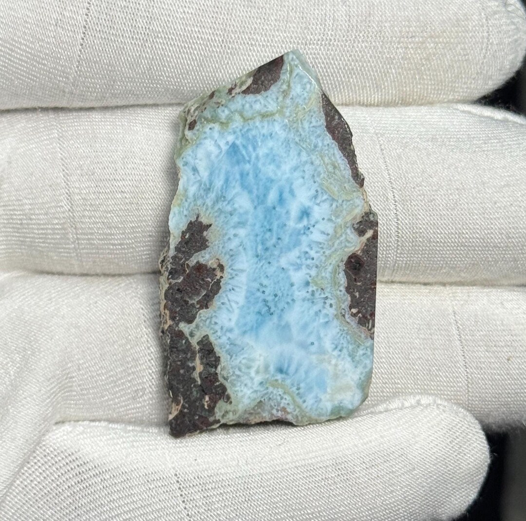 Top Quality Larimar Slabs | Large Ocean Pattern Gemstone, Jewelry ...