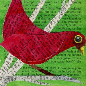 Red Bird Collage: Quarantine Series image 1