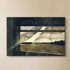 Andrew Wyeth Canvas Print, Andrew Wyeth Art Print, Reproduction Art, Reproduction Art, Open Window Work Art, Fine Art Print, Home Decor
