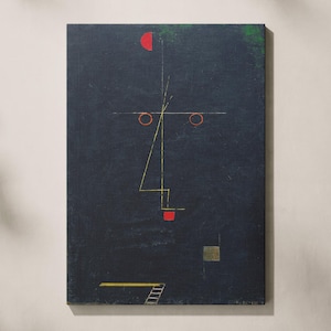 Paul Klee Print, Paul Klee Portrait of an Equilibrist Poster, Exhibition Art Print, Abstract Wall Art, Modern Abstract Wall Decor