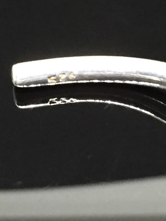 Modernist 925 Sterling Cuff Bracelet - image 6