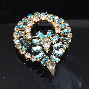 Antoinette 1/20 12kt Gold Filled Rhinestone Brooch/Pendant