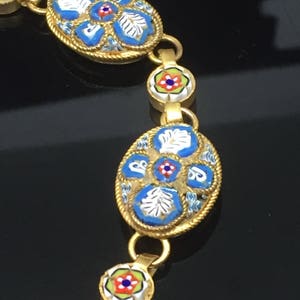 Italian Micro Mosaic Bracelet c1930&#39;s