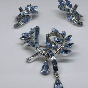 Coro Rhinestone Demi Parure Circa 1960s
