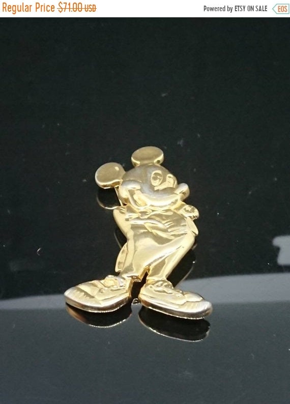 Wendy Gell for Disney Co. Gold Tone Mickey Mouse P
