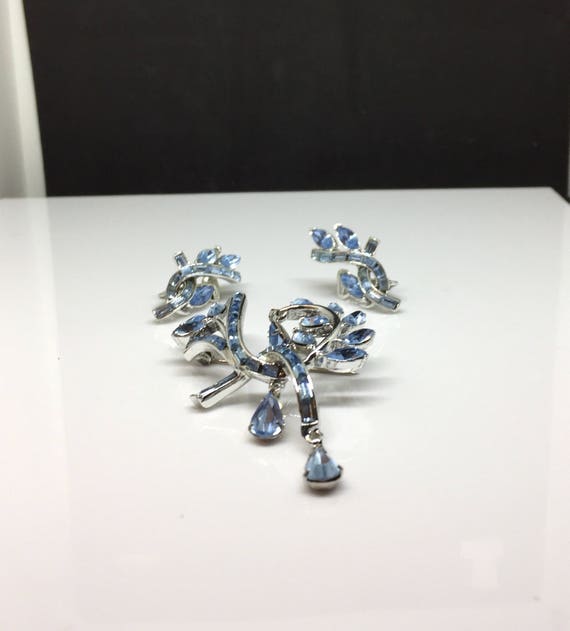 Coro Rhinestone Demi Parure Circa 1960s - image 2