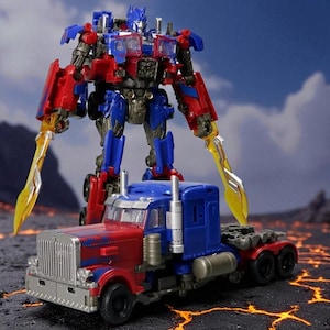 Set di action figure Optimus Prime e Bumblebee – Transformers Car Bots trasformabili